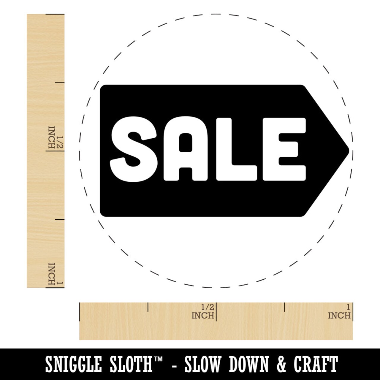 Sale Arrow Sign Self-Inking Rubber Stamp for Stamping Crafting Planners